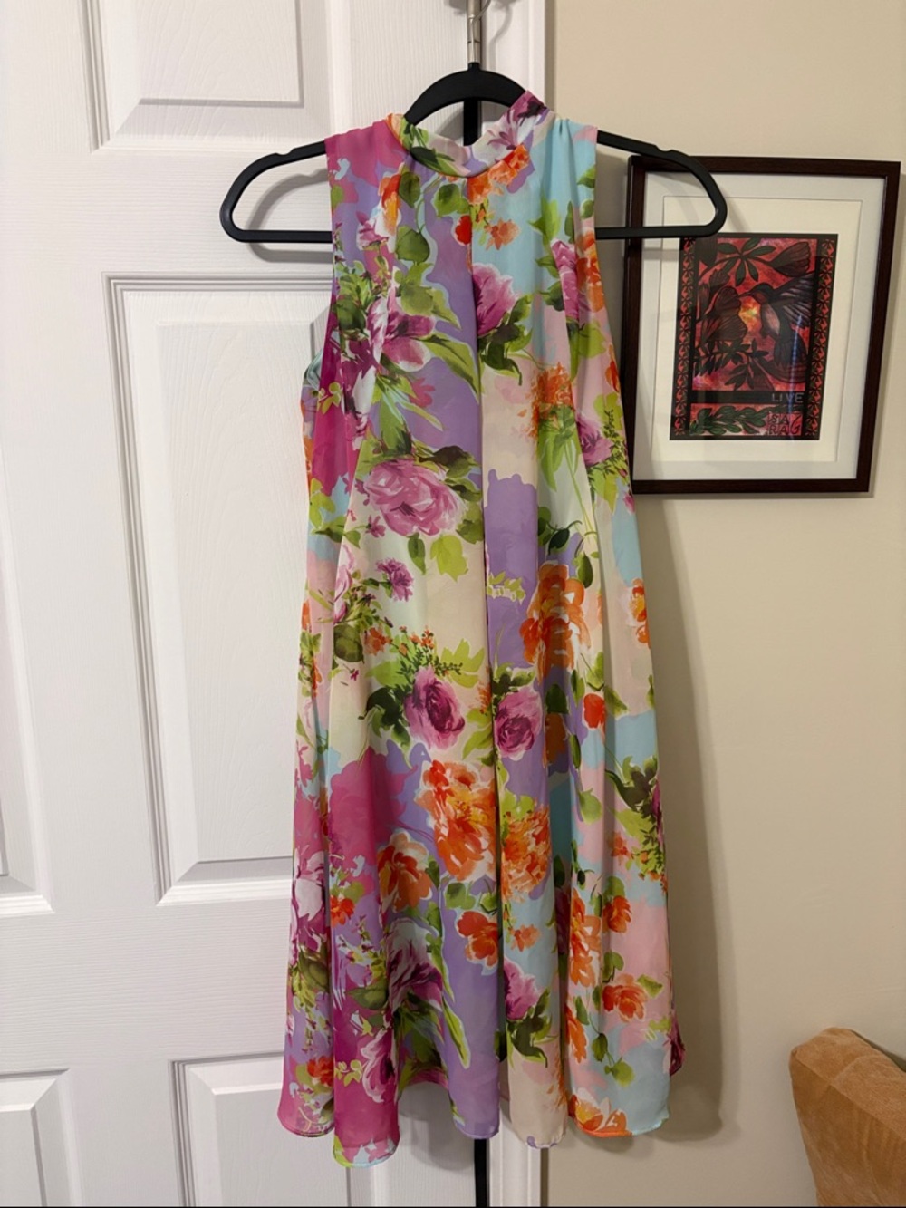 Signature by Robbie Bee Pastel Floral Dress